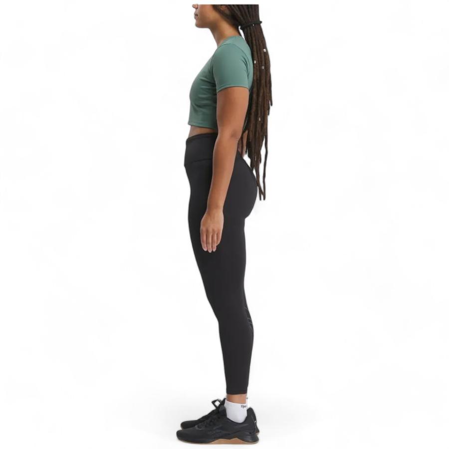 Polera Crop Training Mujer Reebok Lux Bold Verde