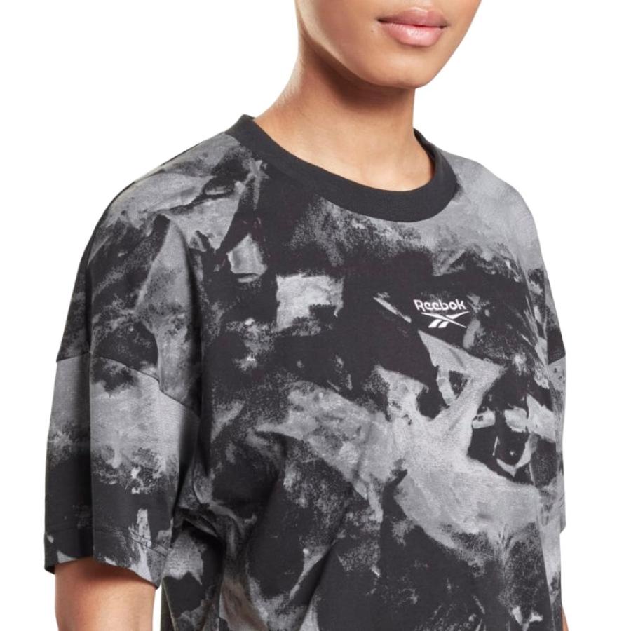 Polera Mujer Reebok Tie-dye Myt Negro