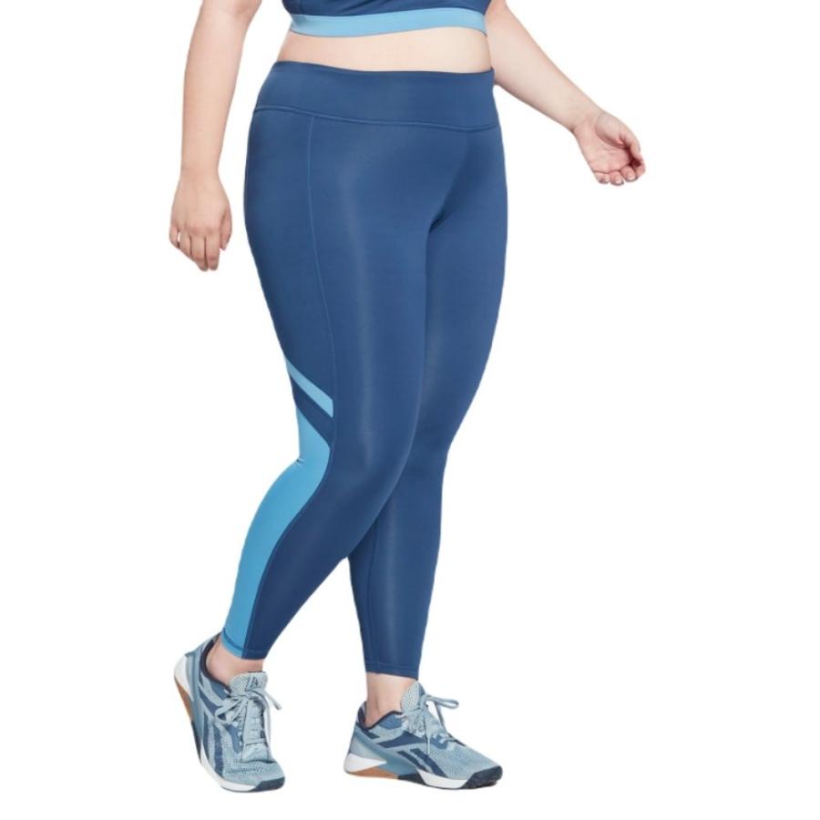 Calza Reebok Workout Ready Mujer Azul