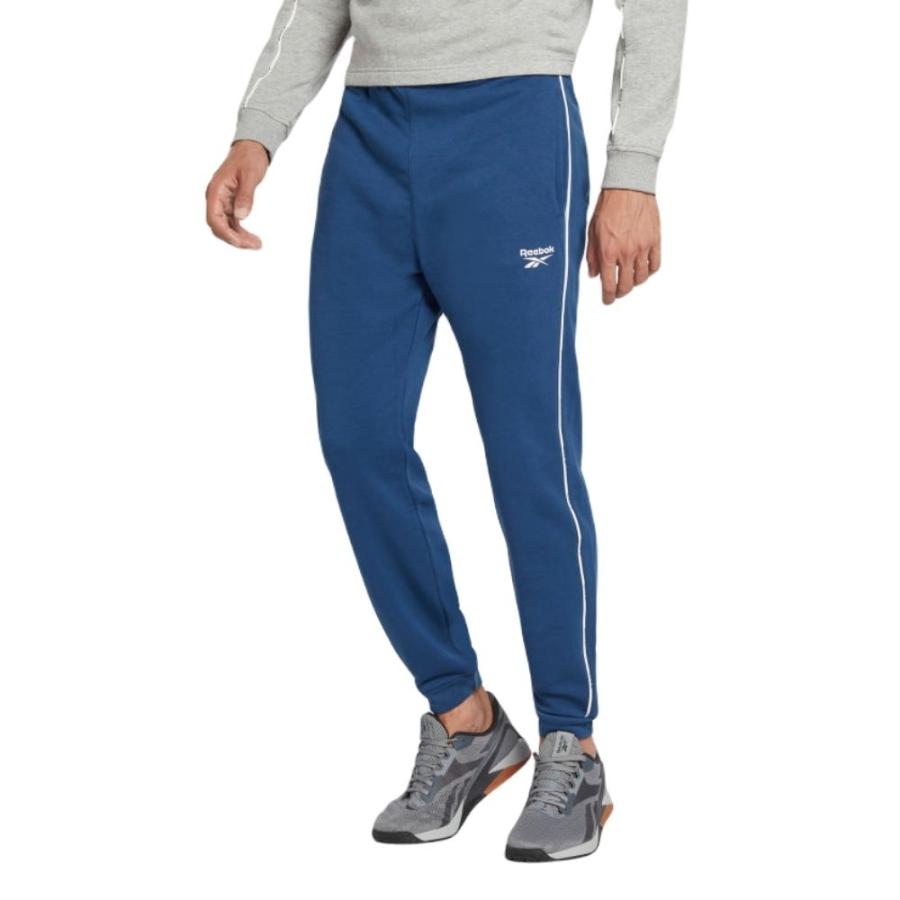 Jogger Reebok Wor Piping Hombre Azul