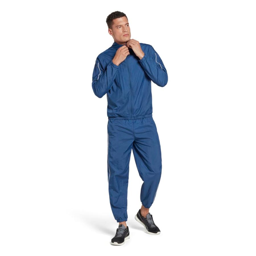 Conjunto Buzo Hombre Reebok Workout Ready Azul Dimarsa.cl