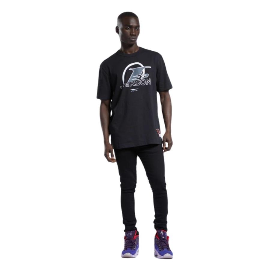 Polera Reebok Iverson Basketball I3 Hombre Negro