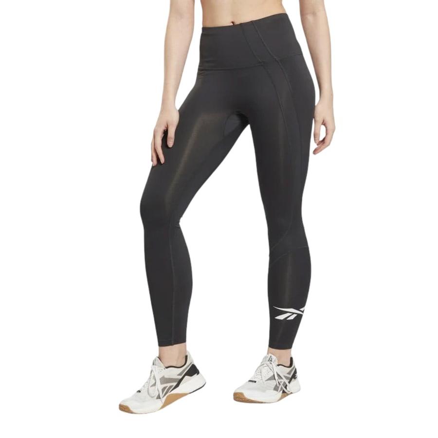 Calza Reebok Mujer Workout Ready Vector Negra