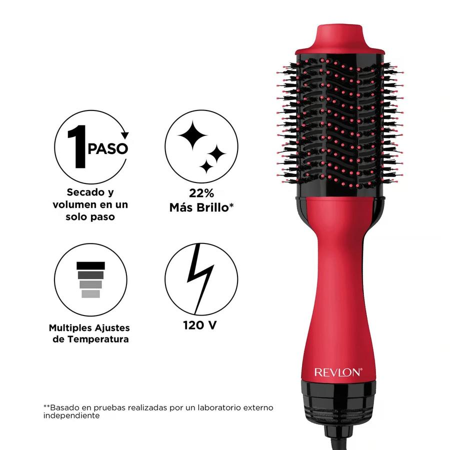 Cepillo Secador De Pelo Revlon One-Step Rvdr5222rla Rojo
