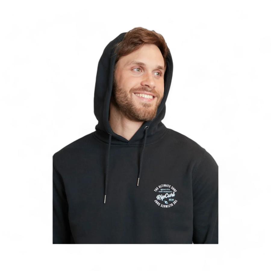 Poleron Hombre Rip Curl Hoodie The Ultimate Surf Negro
