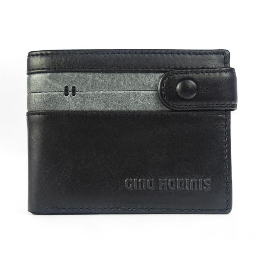 Billetera Gino Rodinis Paolo 675 Negro Acero