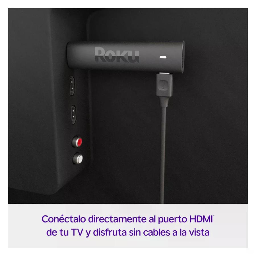 Roku Stick 4K Reacondicionado Mod Negro