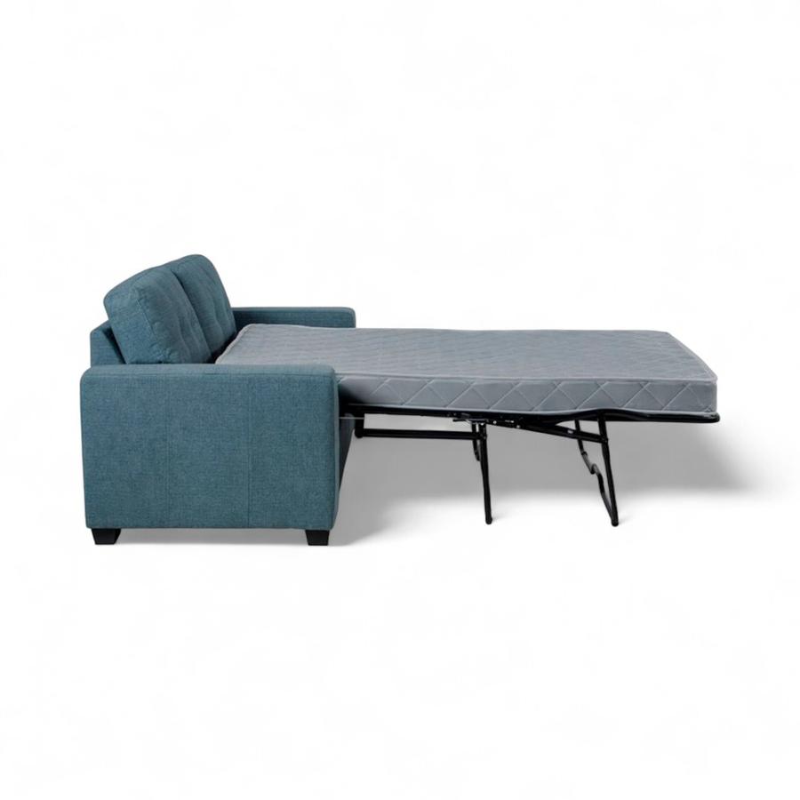 Sofá Cama Rosen Dream 3 Cuerpos Azul Petroleo