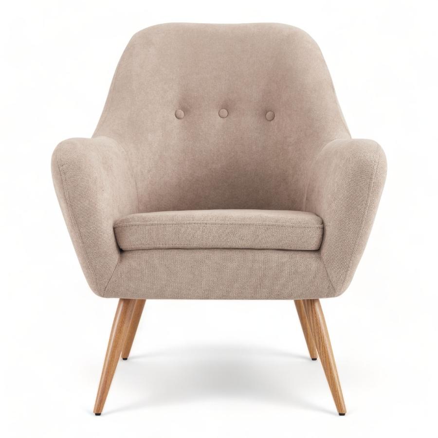 Silla Poltrona Rosen Bartolo Tela Taupe