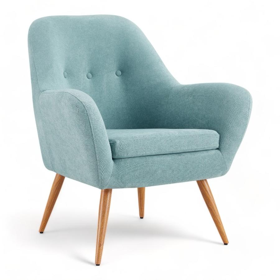 Silla Poltrona Rosen Bartolo Tela Celeste