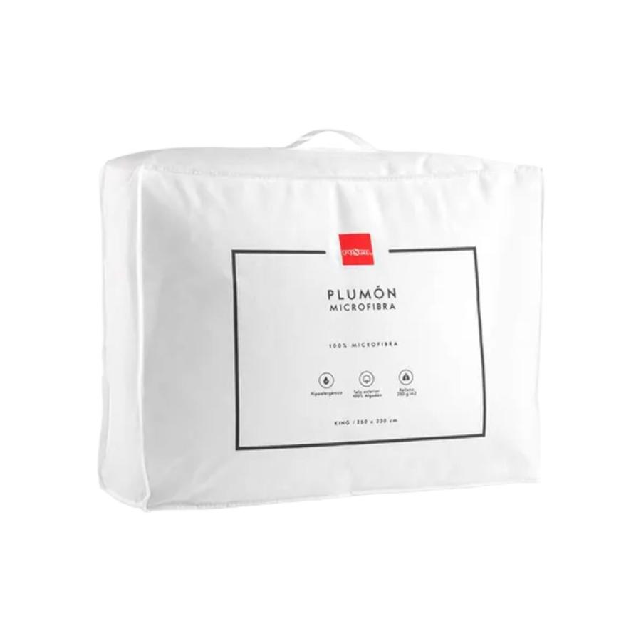 Plumon 1,5 Plazas Microfibra Rosen Renew Blanco