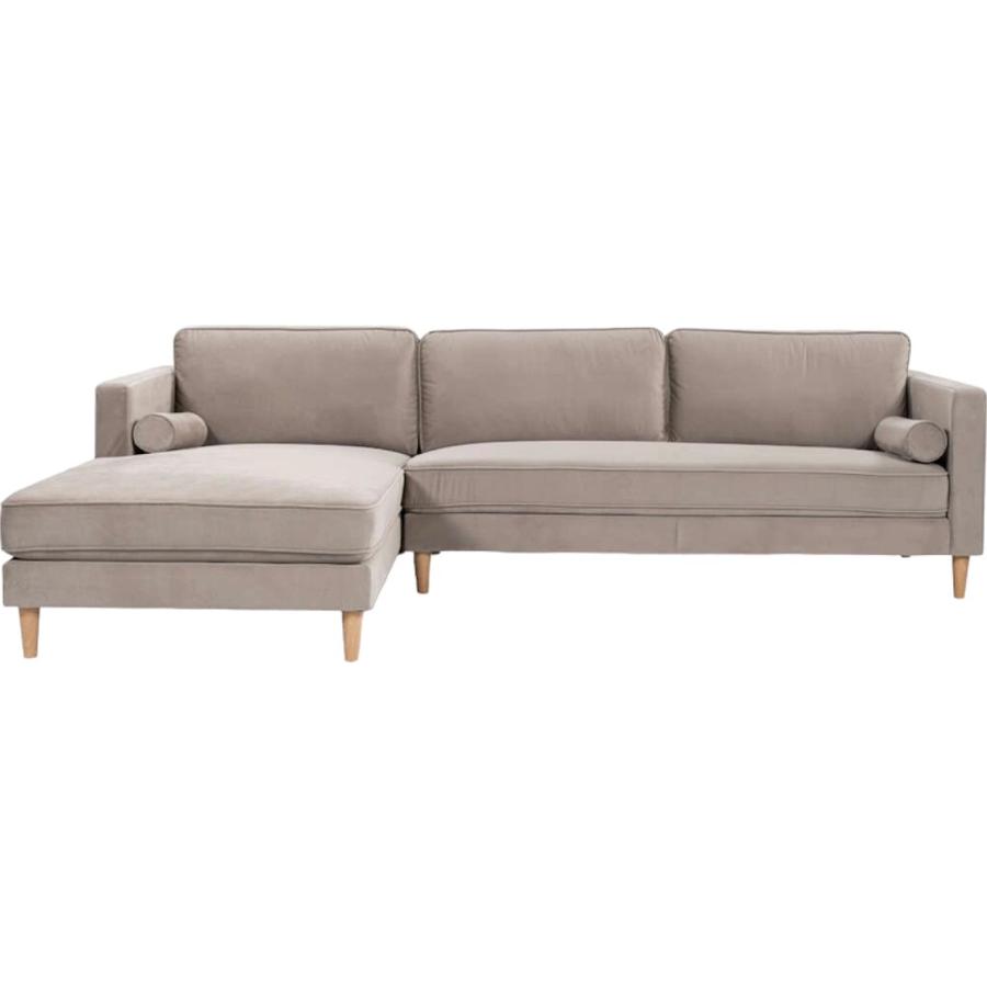 Sofá Seccional Rosen Harbord II Izquierdo Tela Beige