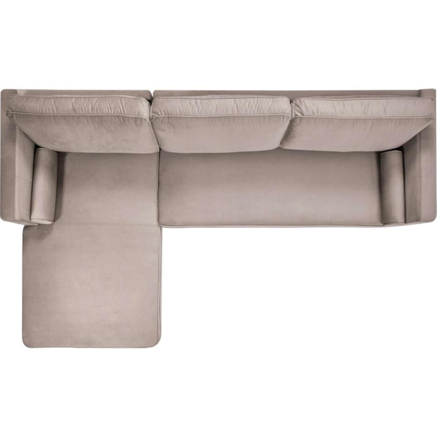 Sofá Seccional Rosen Harbord II Izquierdo Tela Beige