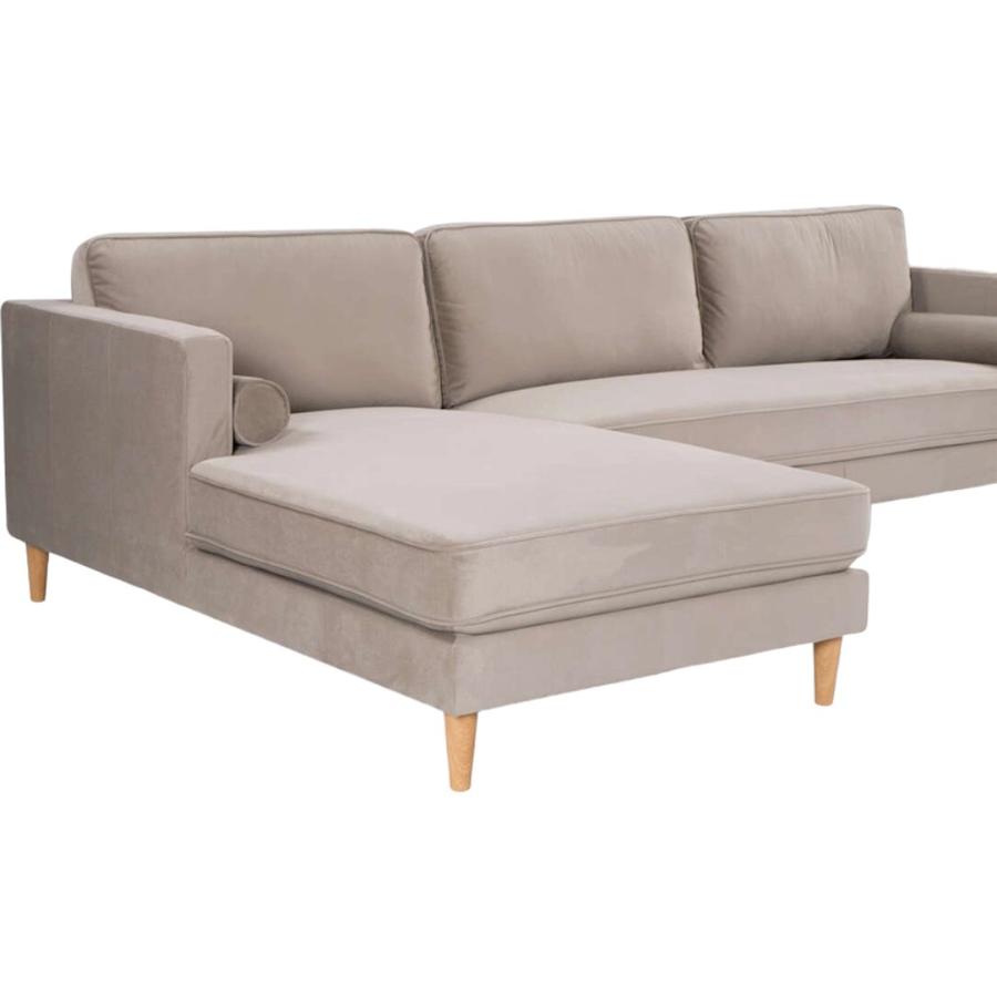 Sofá Seccional Rosen Harbord II Izquierdo Tela Beige