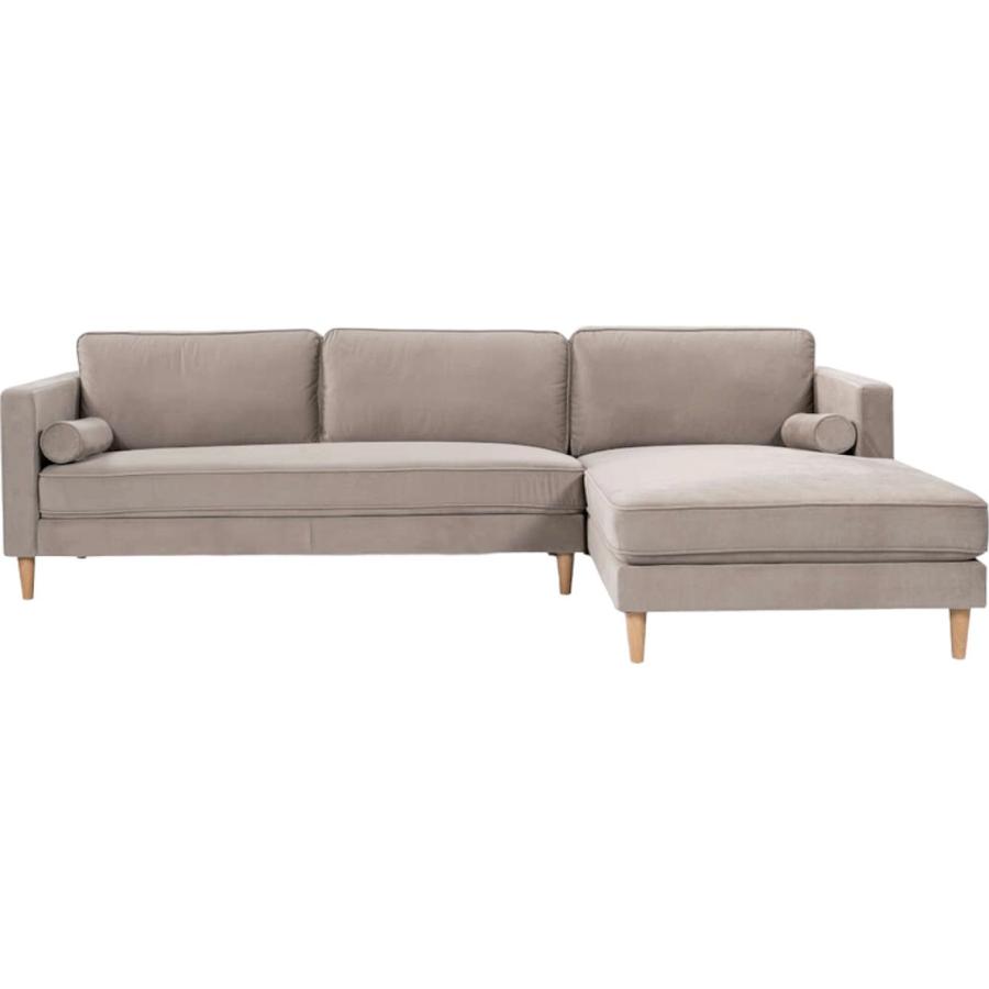 Sofá Seccional Rosen Harbord II Derecho Tela Beige
