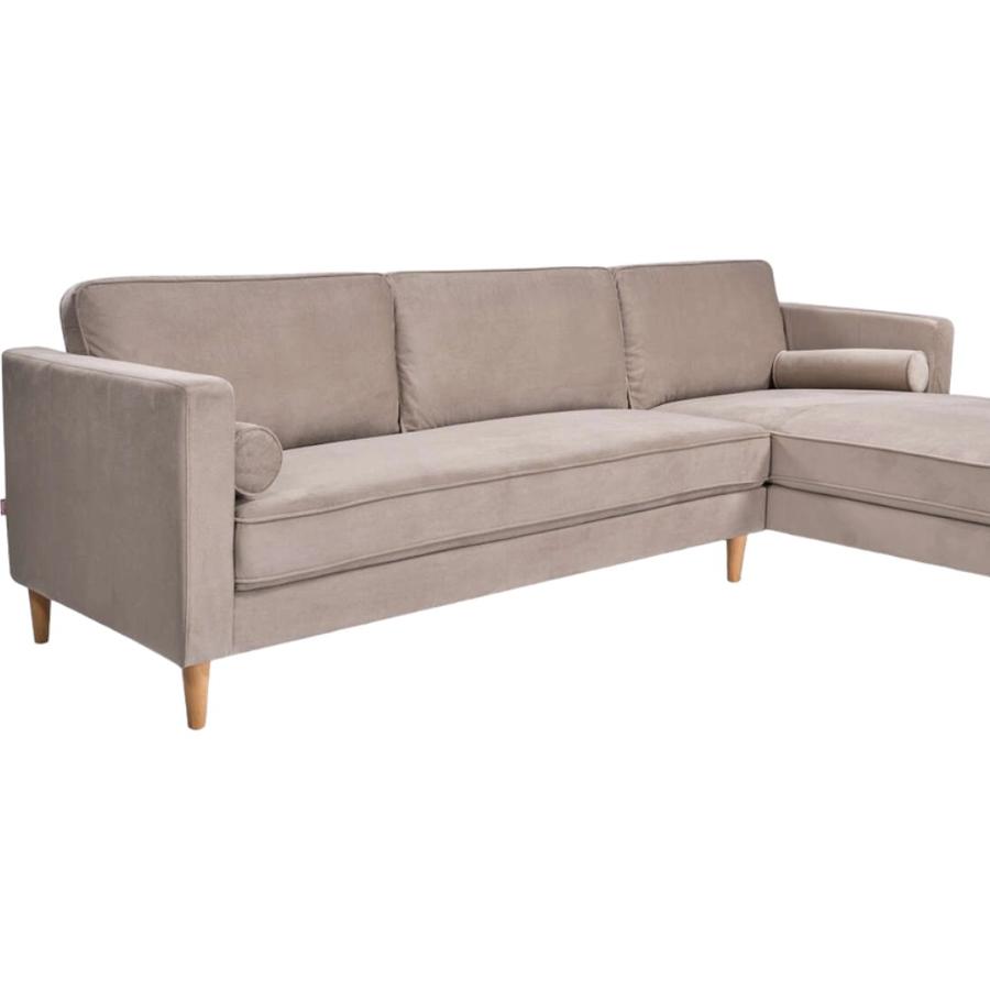 Sofá Seccional Rosen Harbord II Derecho Tela Beige
