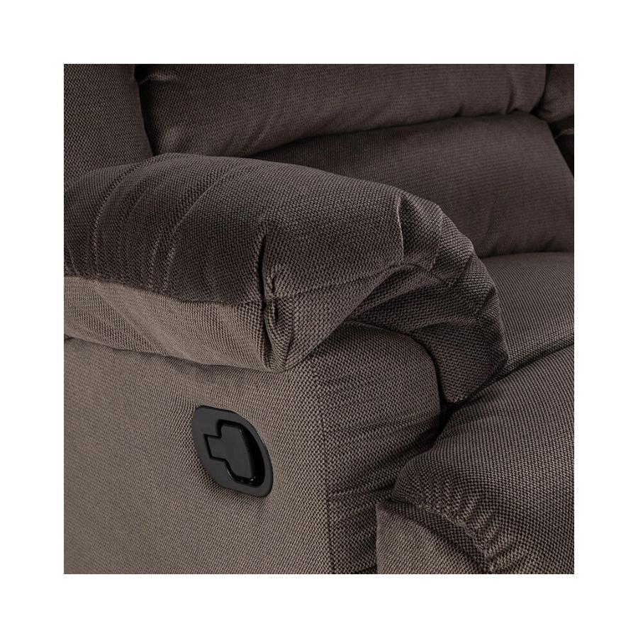 Sofá Reclinable Manual Rosen Jarrie 2 Cuerpos Gris