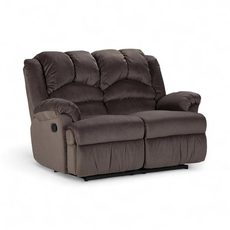 Sofá Reclinable Manual Rosen Jarrie 2 Cuerpos Gris