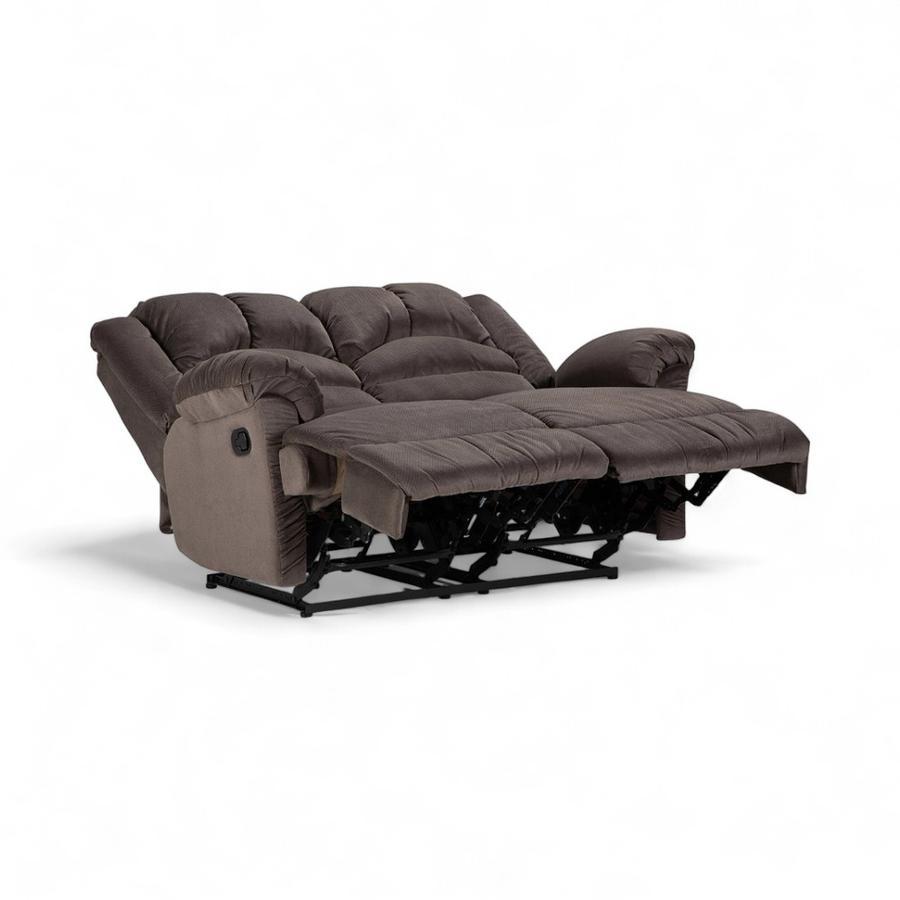 Sofá Reclinable Manual Rosen Jarrie 2 Cuerpos Gris