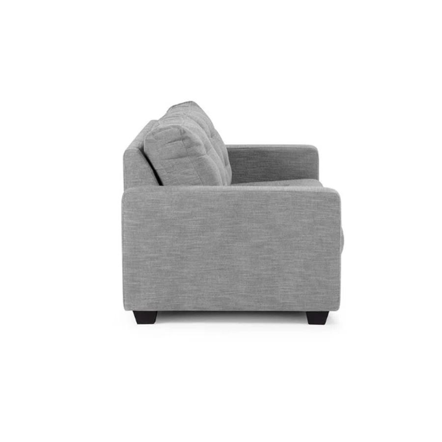 Sofa Rosen Manet 3 Cuerpos Tela Color Grafito
