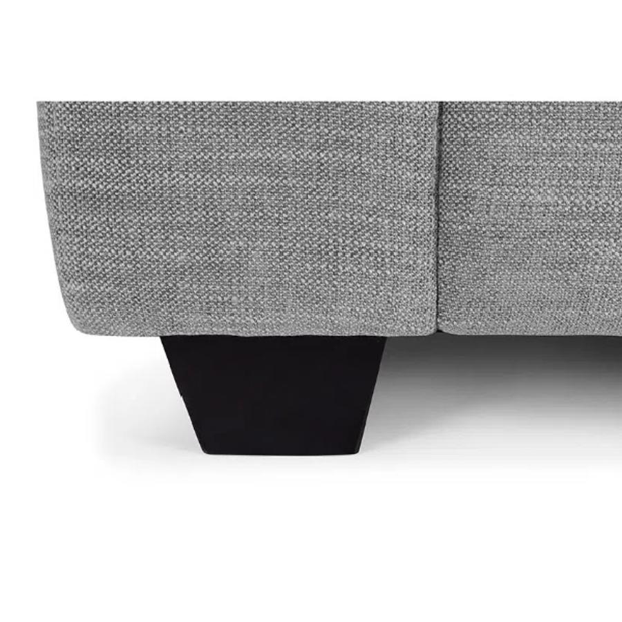 Sofa Rosen Manet 3 Cuerpos Tela Color Grafito