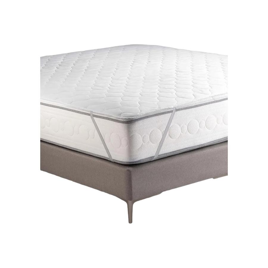 Cubre Colchon 1 Plaza Hipoalergenico Rosen Light Blanco