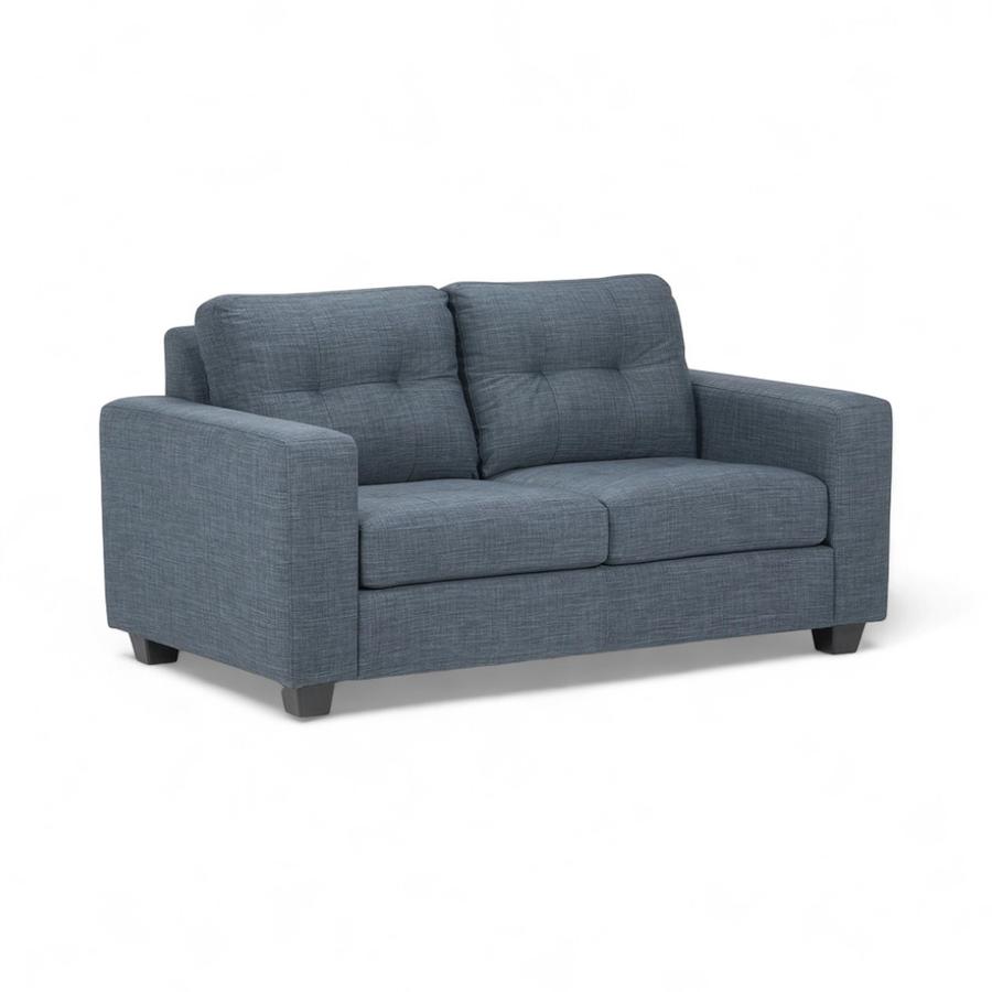 Sofá Rosen Mira Tela 2 Cuerpos Denim