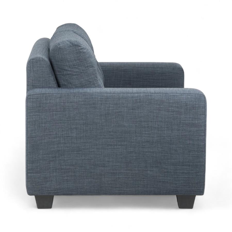 Sofá Rosen Mira Tela 2 Cuerpos Denim