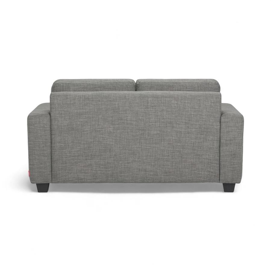 Sofá Rosen Mira Tela 2 Cuerpos Gris Claro