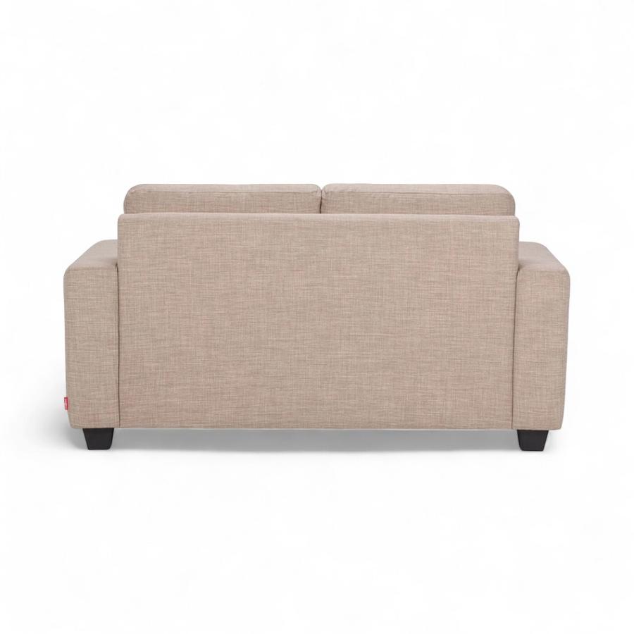 Sofá Rosen Mira Tela 2 Cuerpos Beige