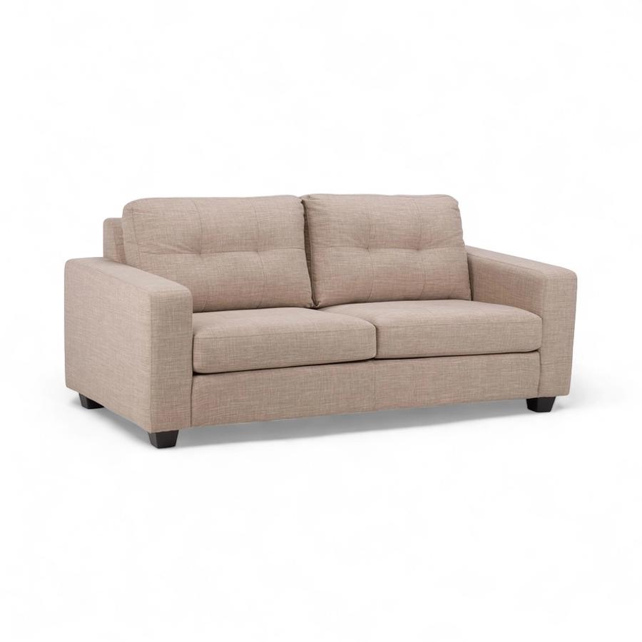 Sofá Rosen Mira Tela 3 Cuerpos Beige
