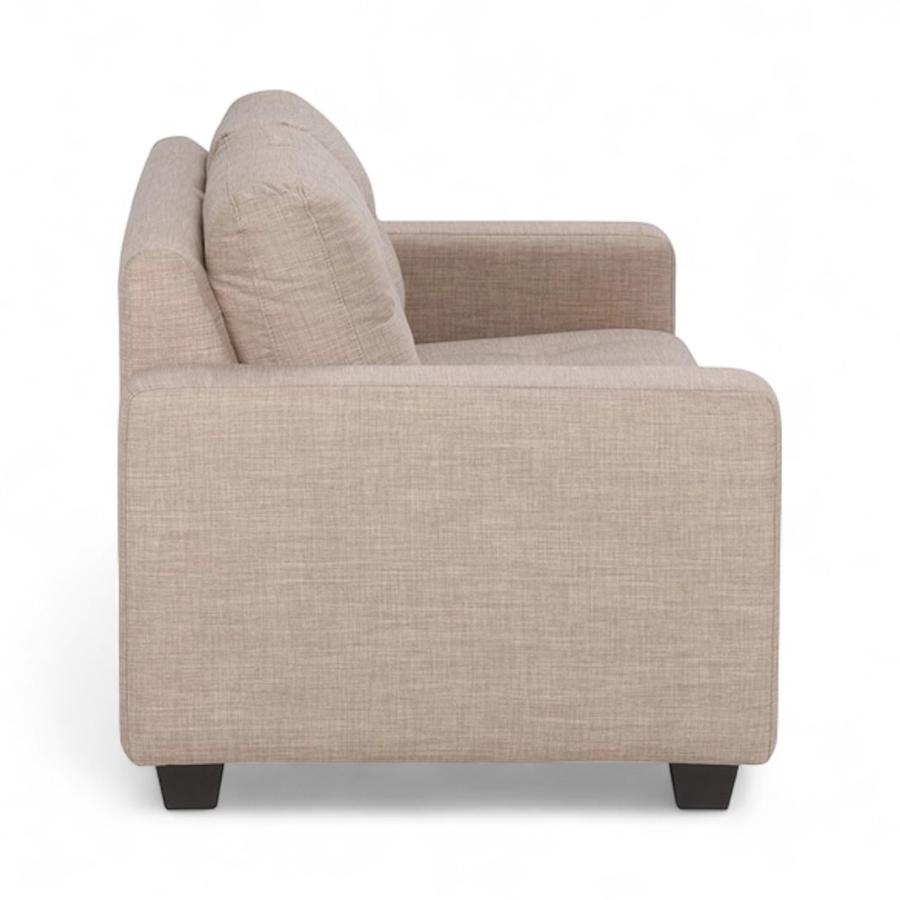 Sofá Rosen Mira Tela 3 Cuerpos Beige