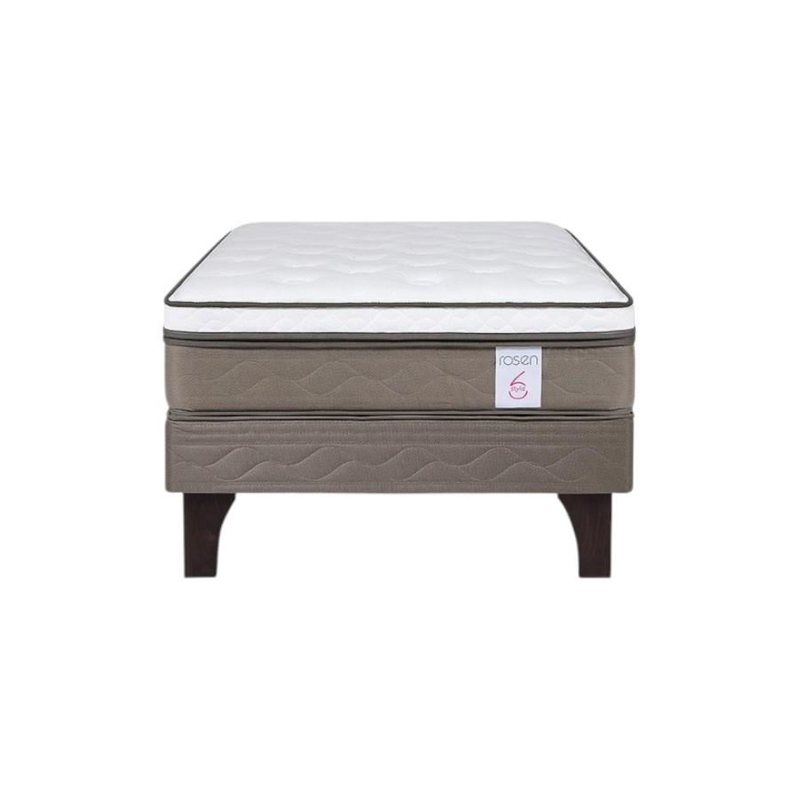 Cama Rosen Europea New Style 6 De 1,5 Plazas