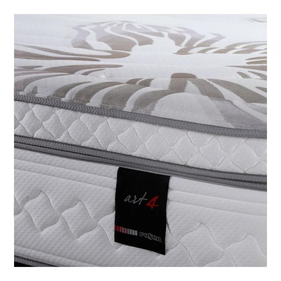 Cama Europea Rosen Art 4 De 2 Plazas 150 X 200 Cm Base Dividida