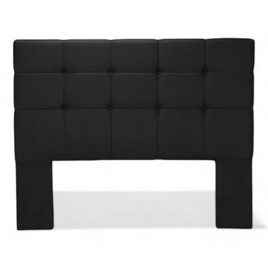Cama Europea Rosen Art 4 2 Plazas Con Muebles Issey - Grafito