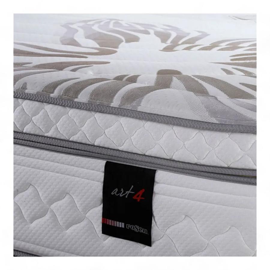 Cama Europea Rosen Art 4 2 Plazas Con Muebles Issey - Grafito