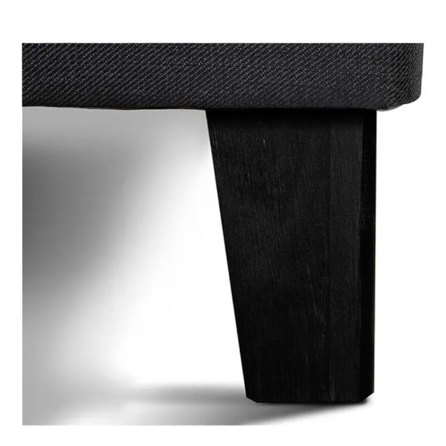 Cama Europea Rosen Art 4 2 Plazas Con Muebles Issey - Grafito