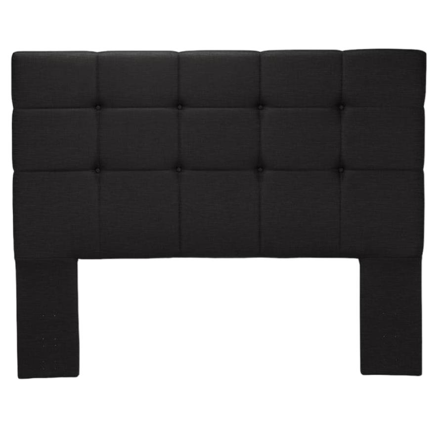 Cama Europea Tempo 2 Plazas 150 X 200 Cm Base Dividida Con Muebles Issey - Grafito