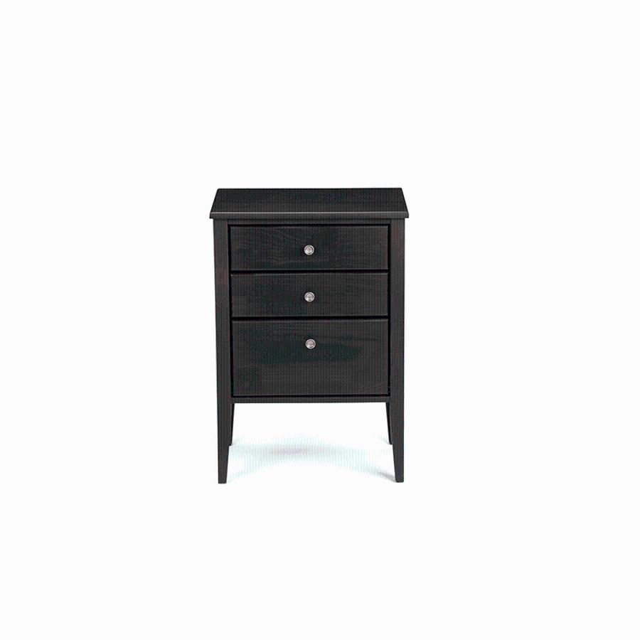 Cama Europea Rosen Driven King Con Muebles Iseey - Grafito