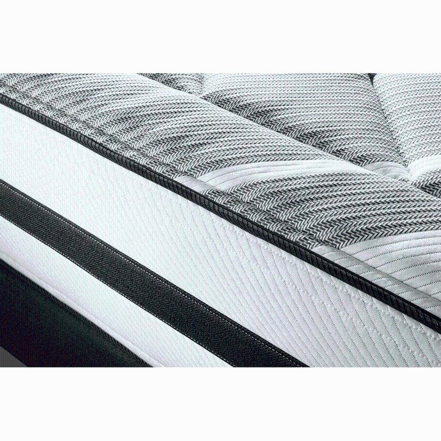 Cama Europea Rosen Driven King Con Muebles Iseey - Grafito