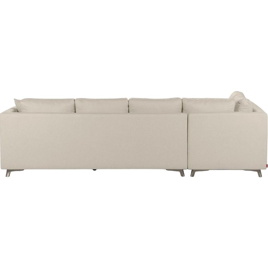 Sofá Seccional Rosen Carter Izquierdo Tela Beige