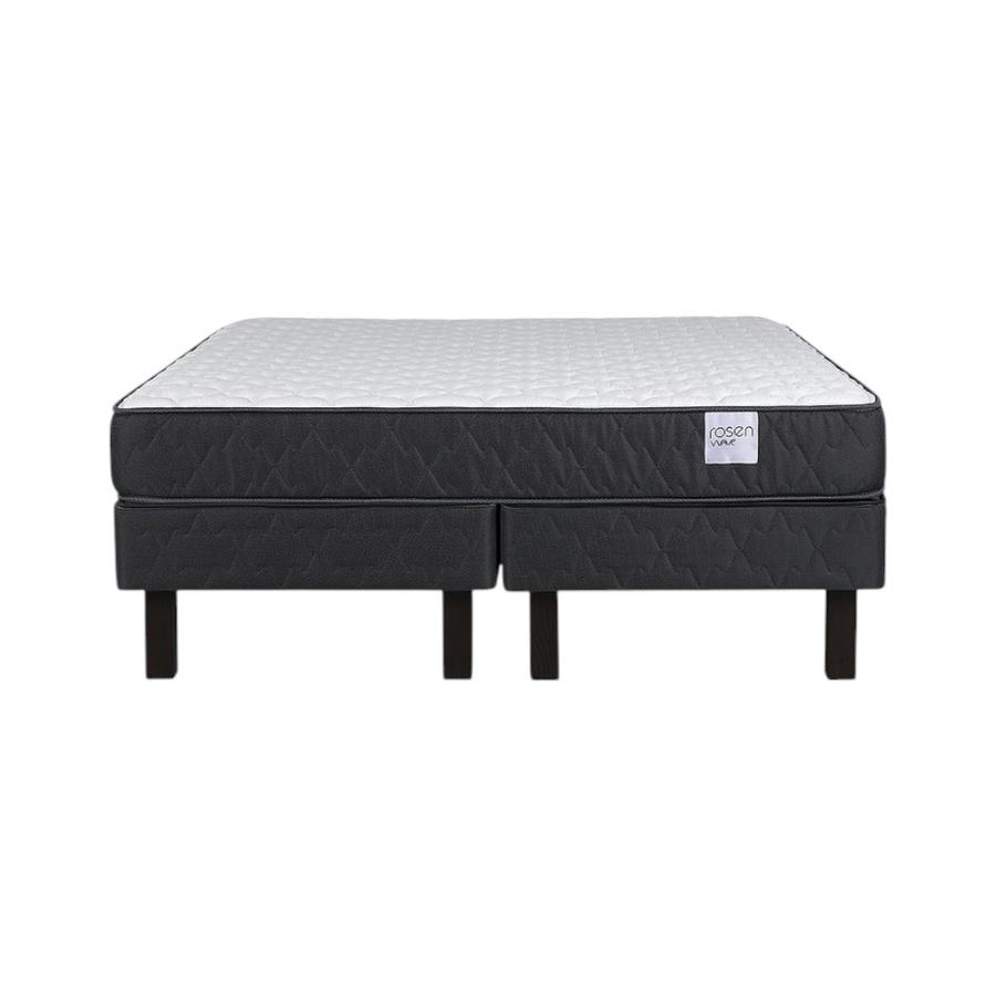 Cama Europea Rosen Wave 2 Plazas Base Normal 1.50x1.90 