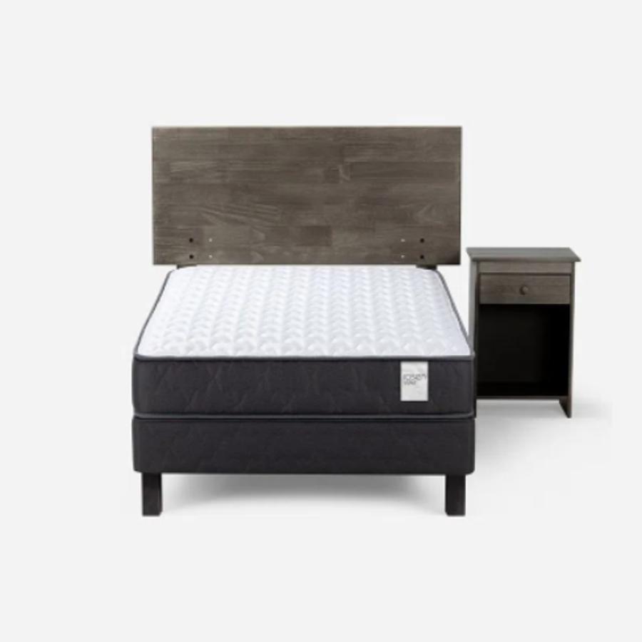Cama Europea Rosen Wave 1.05x1.90 1,5 Pl Muebles Tabor Graf