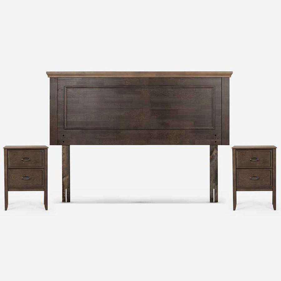 Cama Rosen New Style 6 King con Respaldo y velador Anna