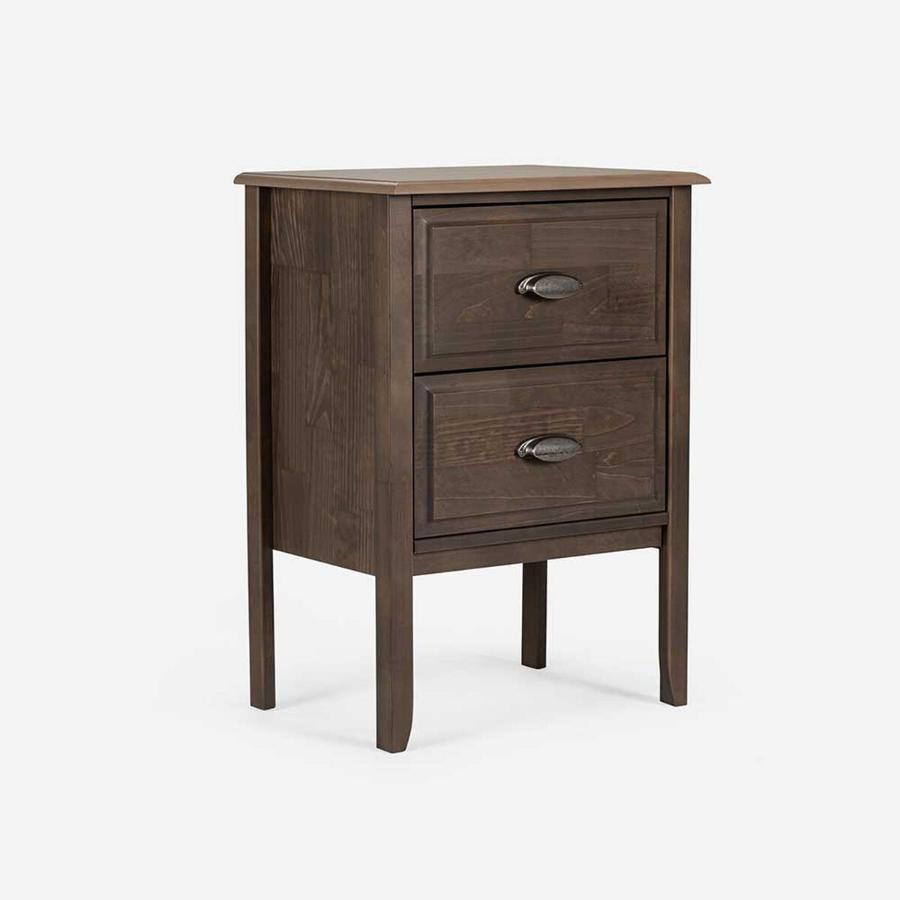 Cama Rosen New Style 6 King con Respaldo y velador Anna