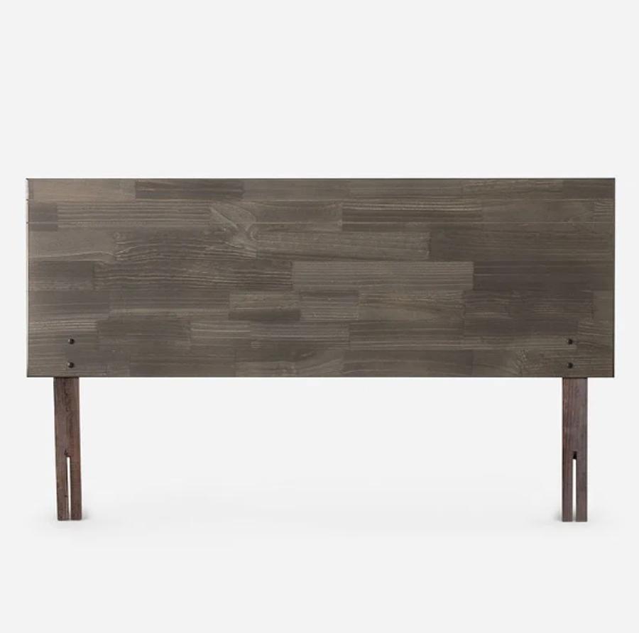 Cama Rosen Wave 1.50x1.90 Bn Respaldo Tabor Grafito