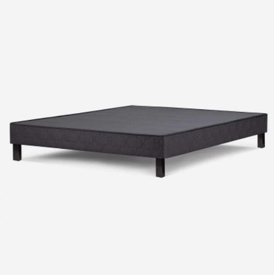 Cama Rosen Wave 1.50x1.90 Bn Respaldo Tabor Grafito