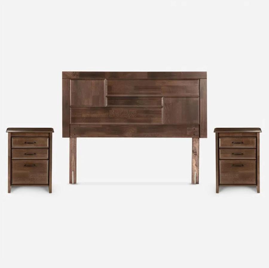 Cama Rosen Art 4 King 180 X 200 Cm Base Dividida Con Muebles Dolce