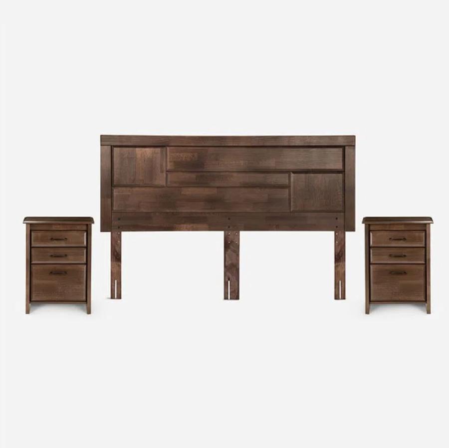 Cama Rosen Driven King Con Muebles Dolce