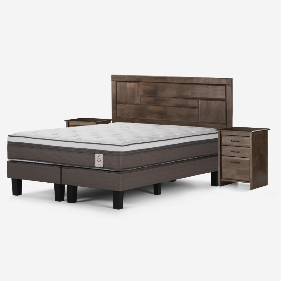 Cama Rosen New Style 6 2 Plazas Base Dividida Dolce